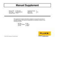 Thumbnail of document Manual - 9118A Thermocouple Calibration Furnace